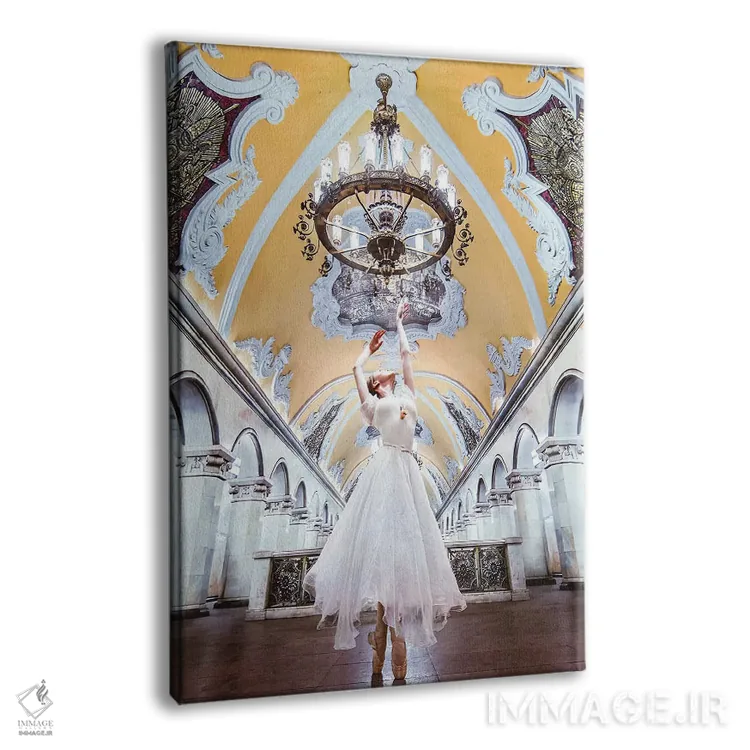 تابلو دکوراتیو باروک اثر هوبوپیبا - نمای پرسپکتیو محصول