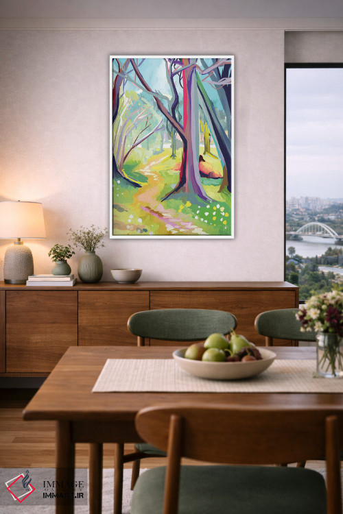 تابلو مدرن پارک کادری اثر مارگو کو - D6W