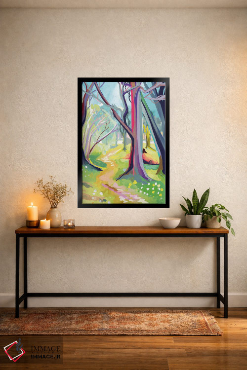 تابلو مدرن پارک کادری اثر مارگو کو - D5B