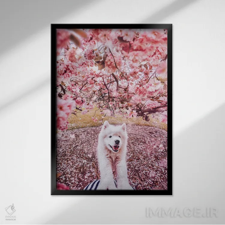 تابلو دکوراتیو هیولای وحشتناک اثر هوبوپیبا - نمای قابدار مشکی