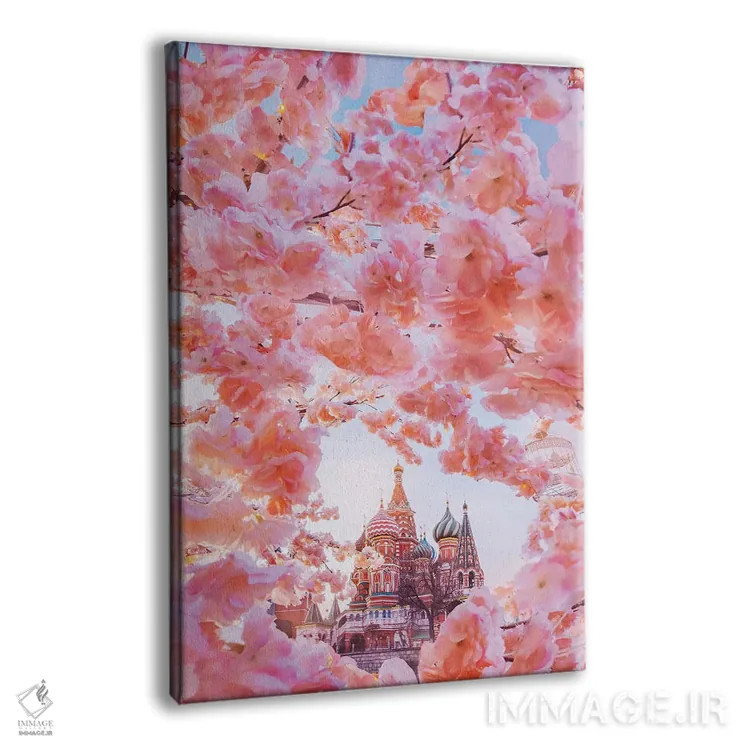 تابلو دکوراتیو بهار مسکو اثر هوبوپیبا - نمای پرسپکتیو محصول