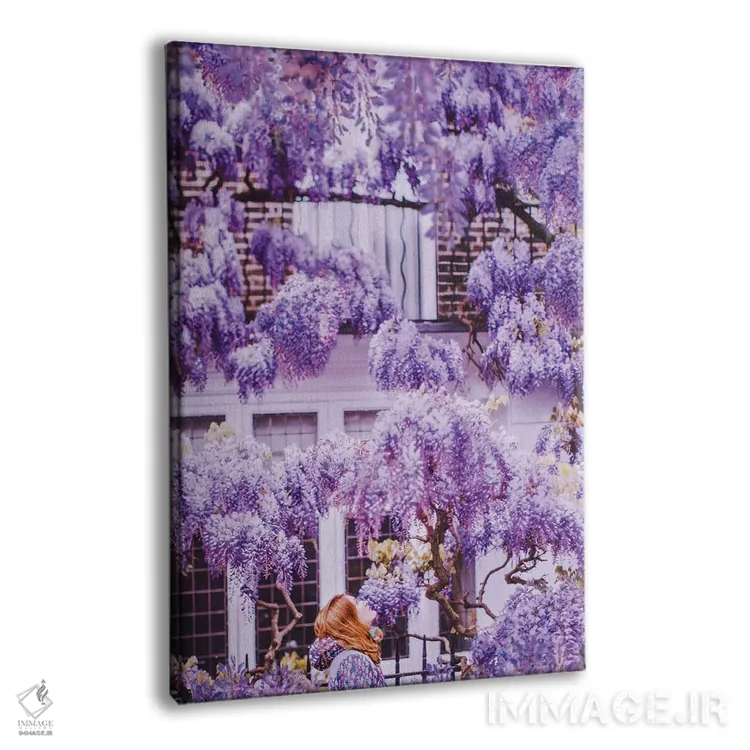 تابلو دکوراتیو ویستریا در لندن! اثر هوبوپیبا - نمای پرسپکتیو محصول