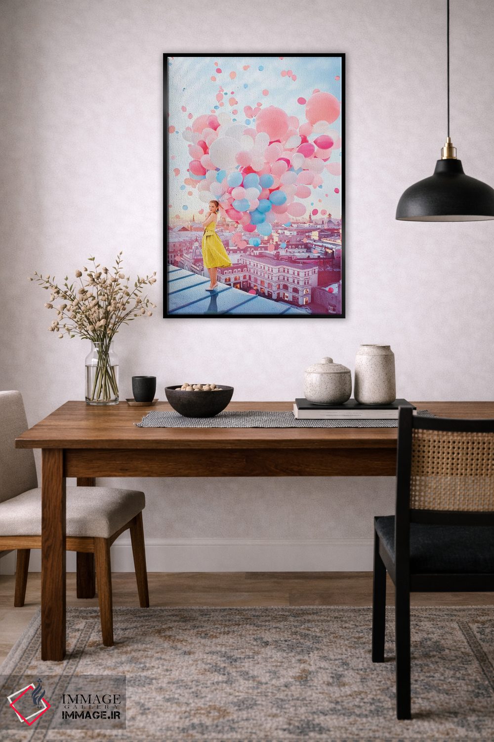 تابلو دکوراتیو فروشگاه معجزات اثر هوبوپیبا - D5B