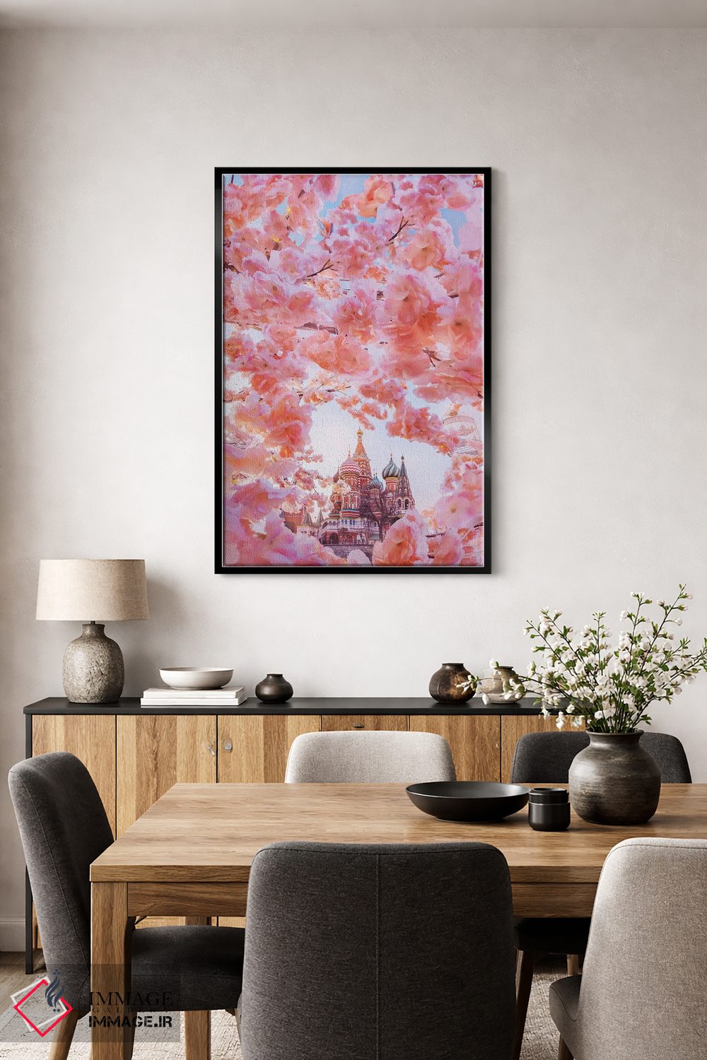 تابلو دکوراتیو بهار مسکو اثر هوبوپیبا - D5B
