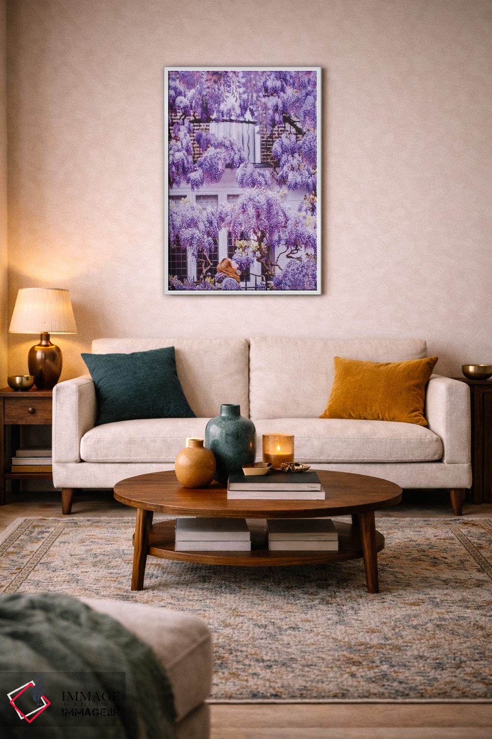 تابلو دکوراتیو ویستریا در لندن! اثر هوبوپیبا - D3W