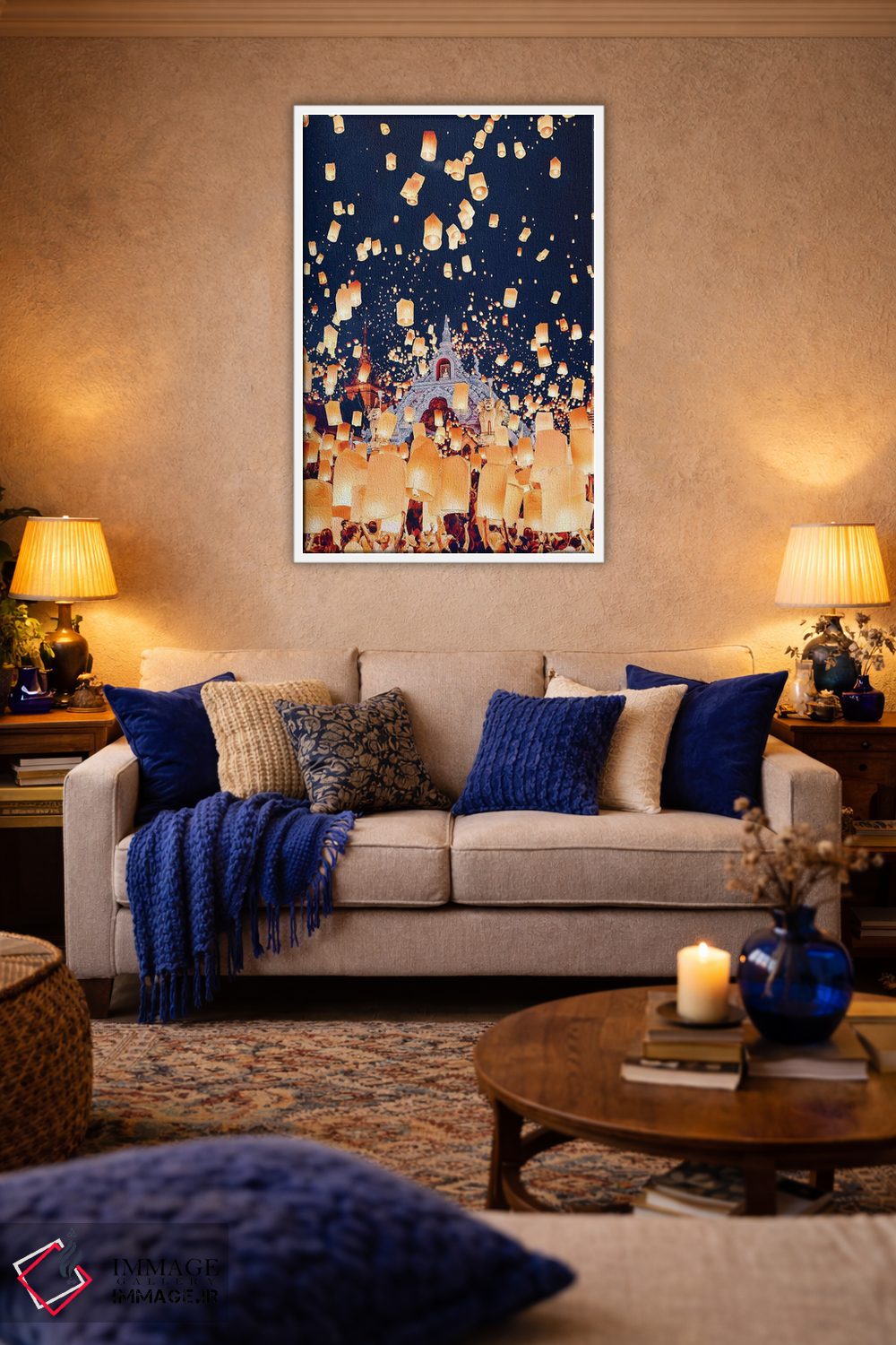 تابلو دکوراتیو وقتی رویاها به حقیقت می پیوندند اثر هوبوپیبا - D2W