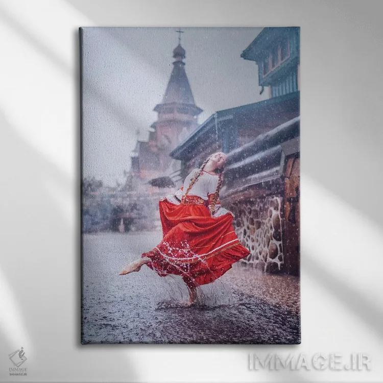 تابلو دکوراتیو شادی واقعی و خالص تابستانی اثر هوبوپیبا - نمای روبهرو روی دیوار