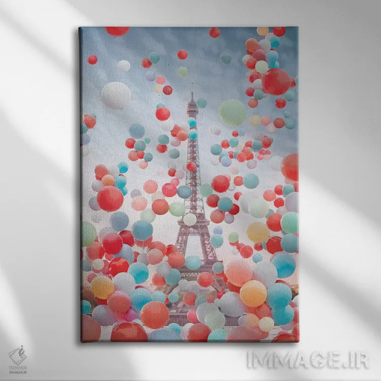 تابلو دکوراتیو زنده باد فرانسه اثر هوبوپیبا - نمای روبهرو روی دیوار