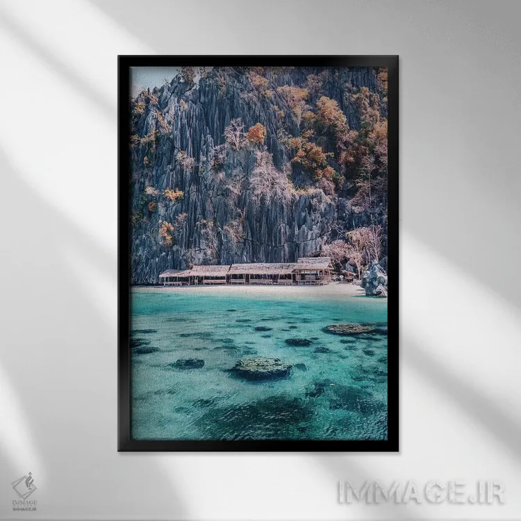 تابلو دکوراتیو به فیلیپین خوش آمدید اثر هوبوپیبا - نمای قابدار مشکی