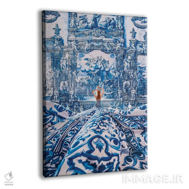 تابلو دکوراتیو رویای آزولخو اثر هوبوپیبا - نمای پرسپکتیو محصول