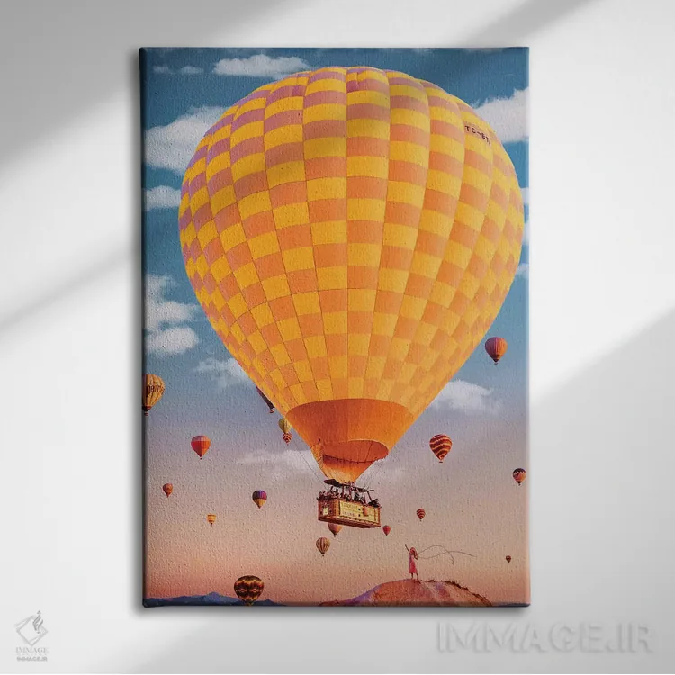 تابلو دکوراتیو منتظر پرواز من باش اثر هوبوپیبا - نمای روبهرو روی دیوار