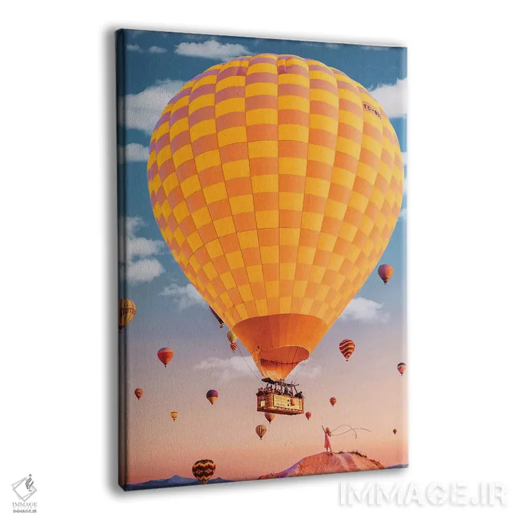 تابلو دکوراتیو منتظر پرواز من باش اثر هوبوپیبا - نمای پرسپکتیو محصول