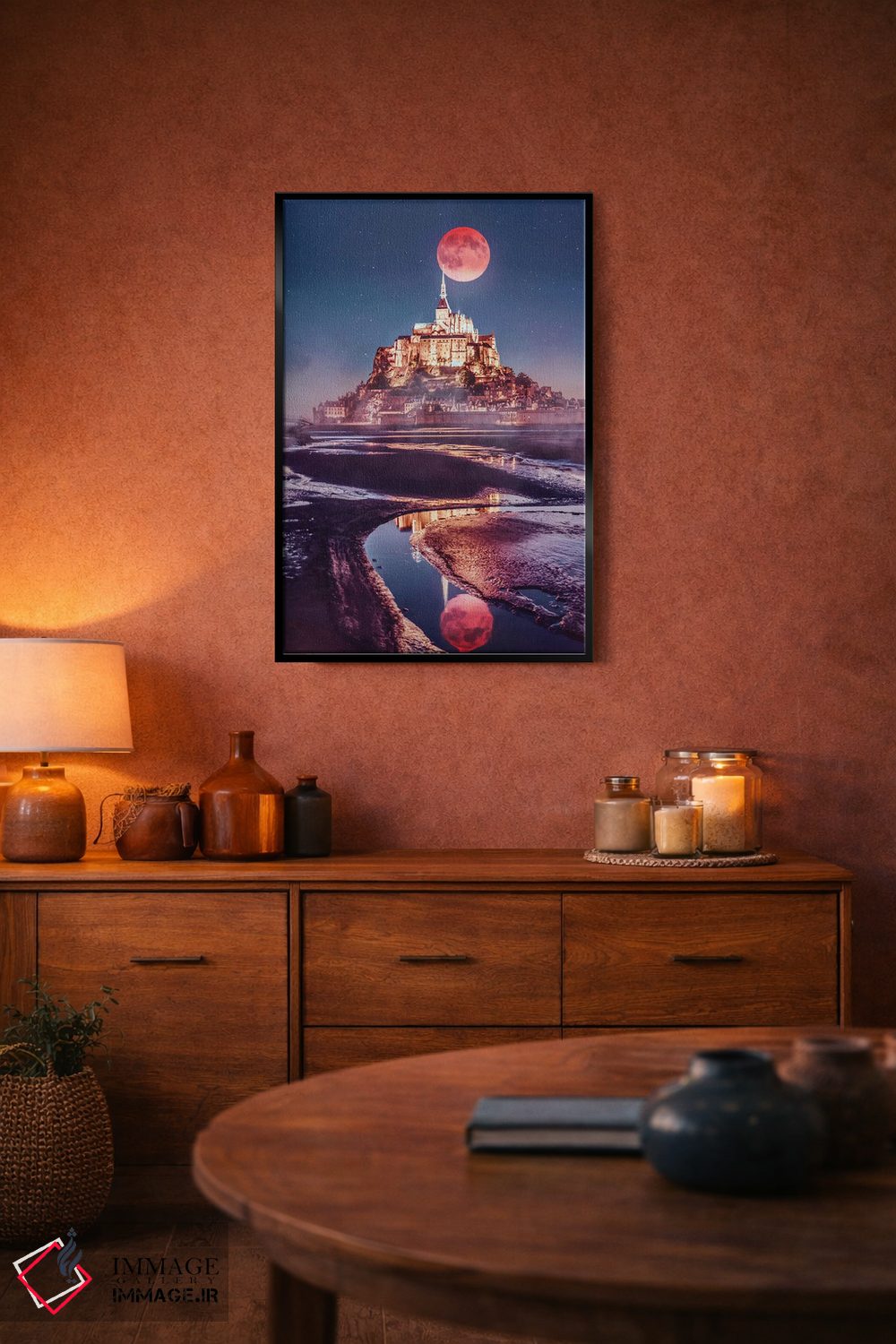 تابلو دکوراتیو عکس روی ترندها اثر هوبوپیبا - D4B