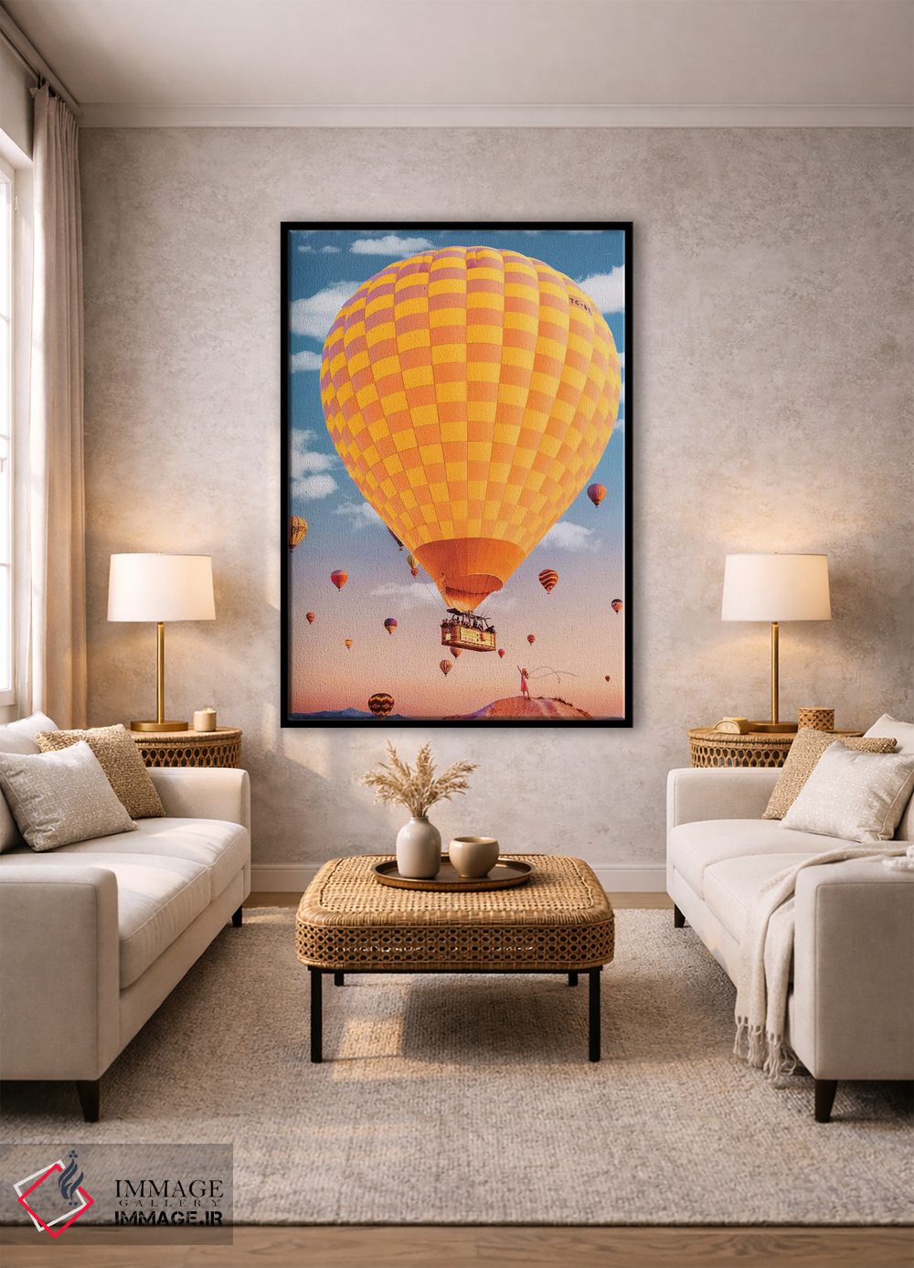 تابلو دکوراتیو منتظر پرواز من باش اثر هوبوپیبا - D2B