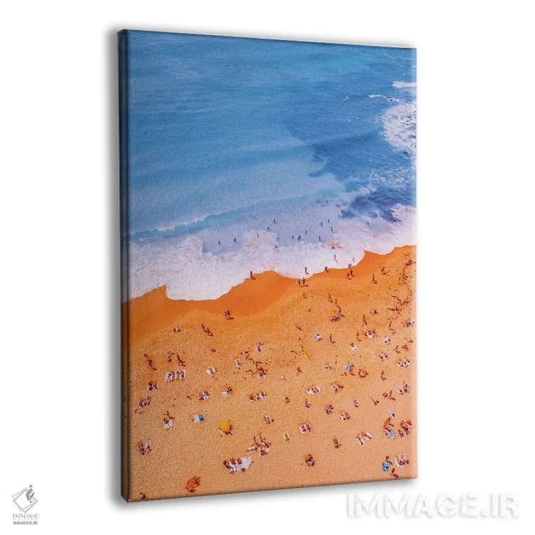 تابلو دکوراتیو "اقیانوس از بالا مانند نقاشی ۱۰" اثر هوبوپیبا - نمای پرسپکتیو محصول