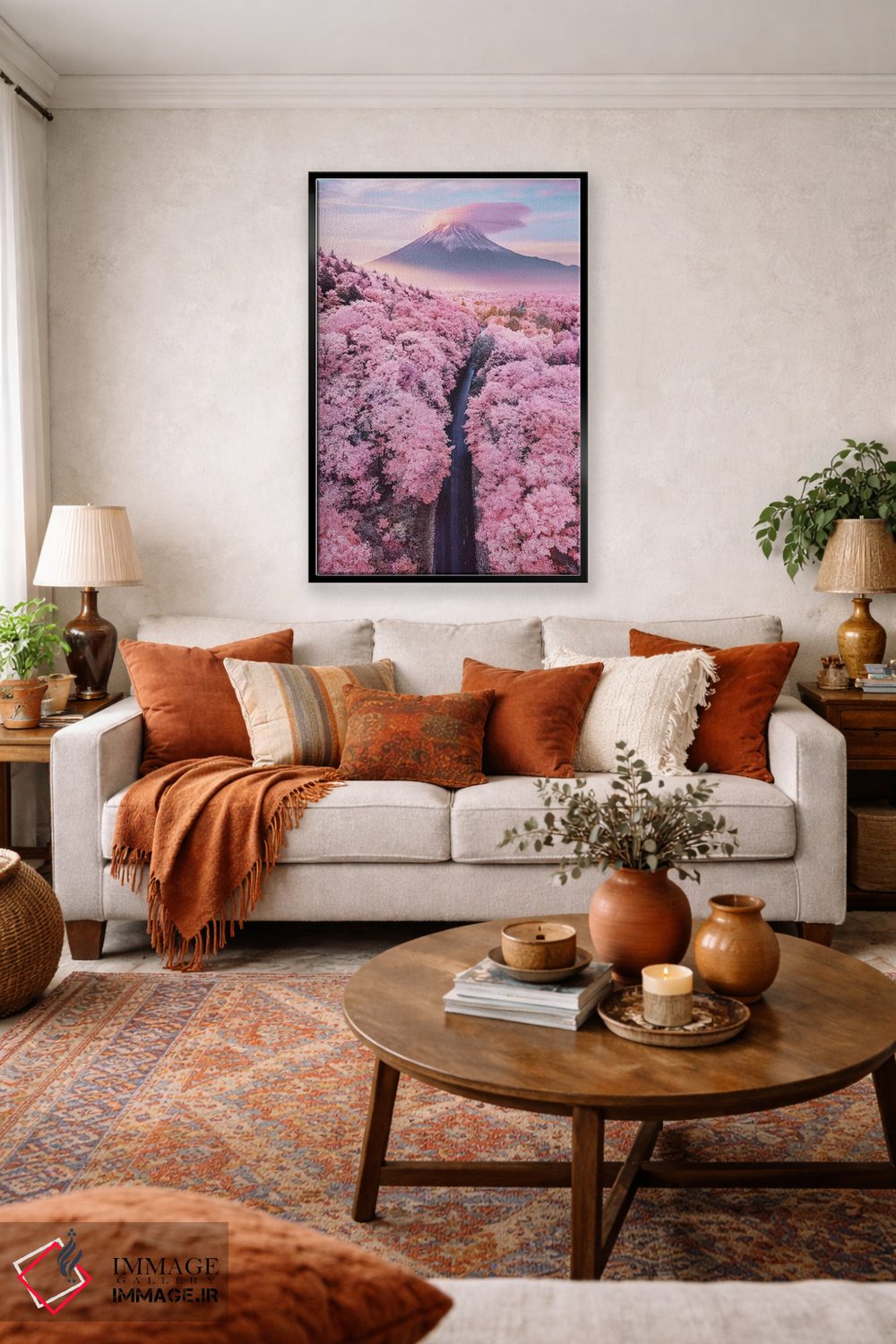 تابلو دکوراتیو "درباره صورتی بی پایان" اثر هوبوپیبا - D4B