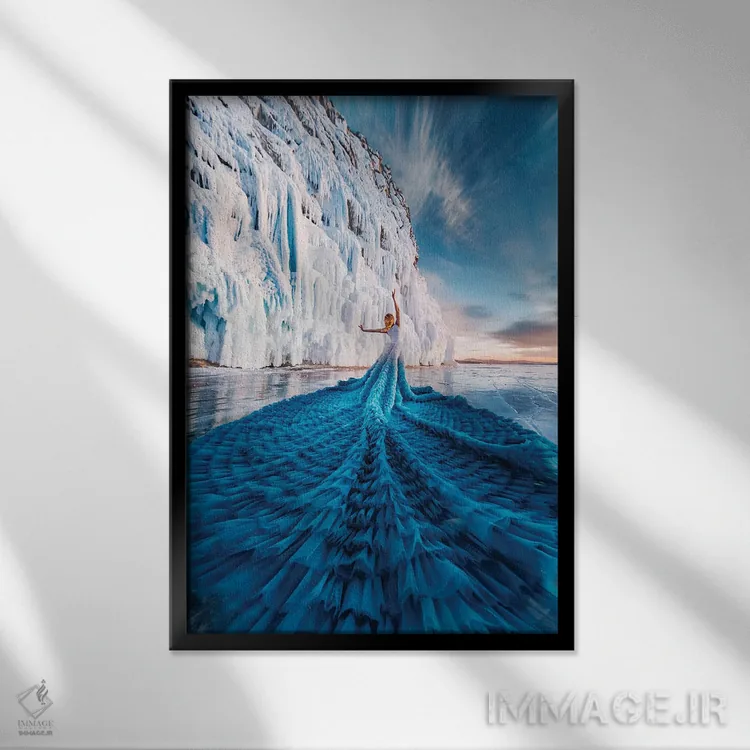 تابلو دکوراتیو "بهار در راه است" اثر هوبوپیبا - نمای قابدار مشکی