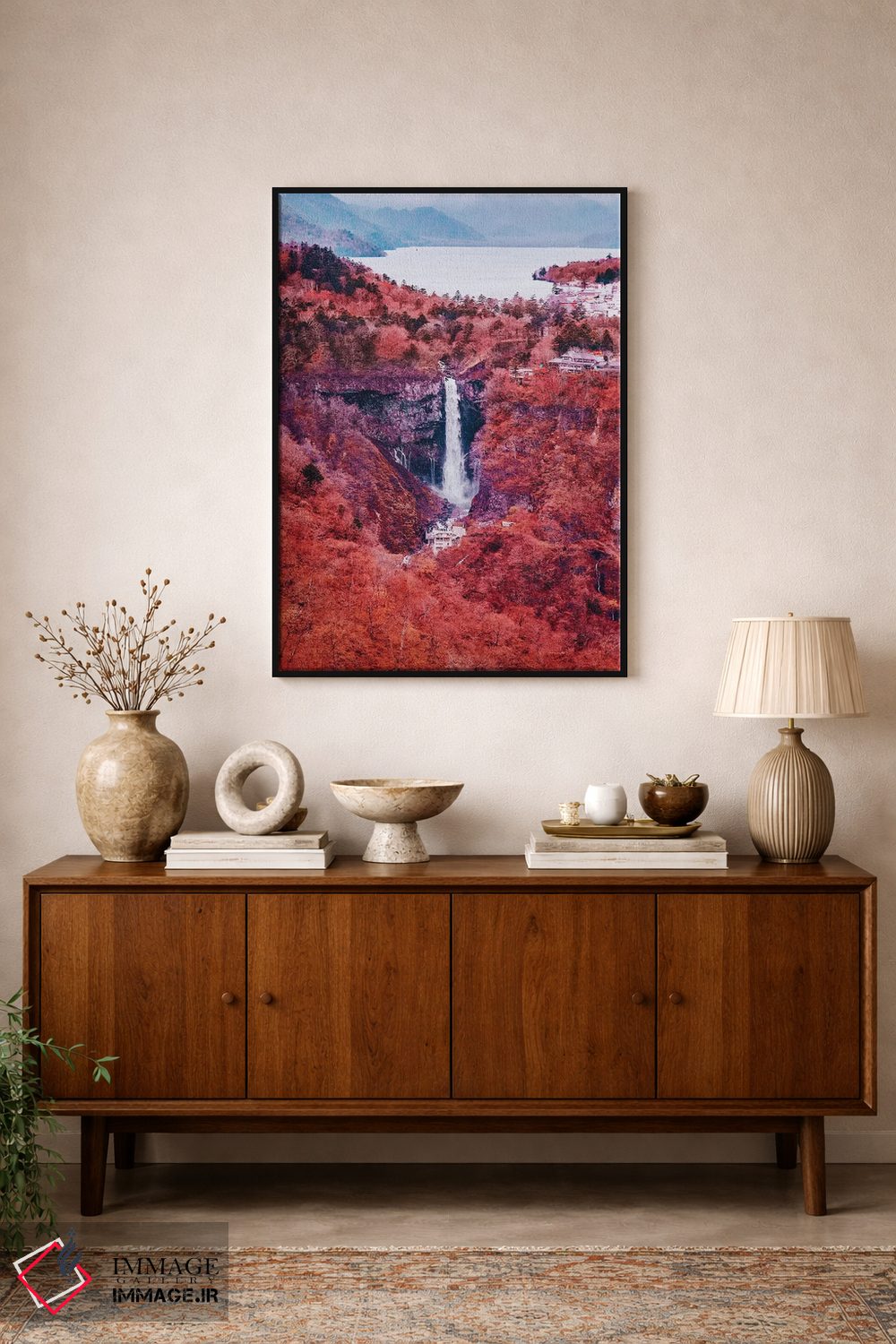 تابلو دکوراتیو "آبشار کگون" اثر هوبوپیبا - D1B
