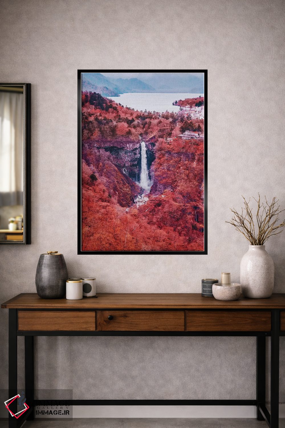 تابلو دکوراتیو "آبشار کگون" اثر هوبوپیبا - D2B