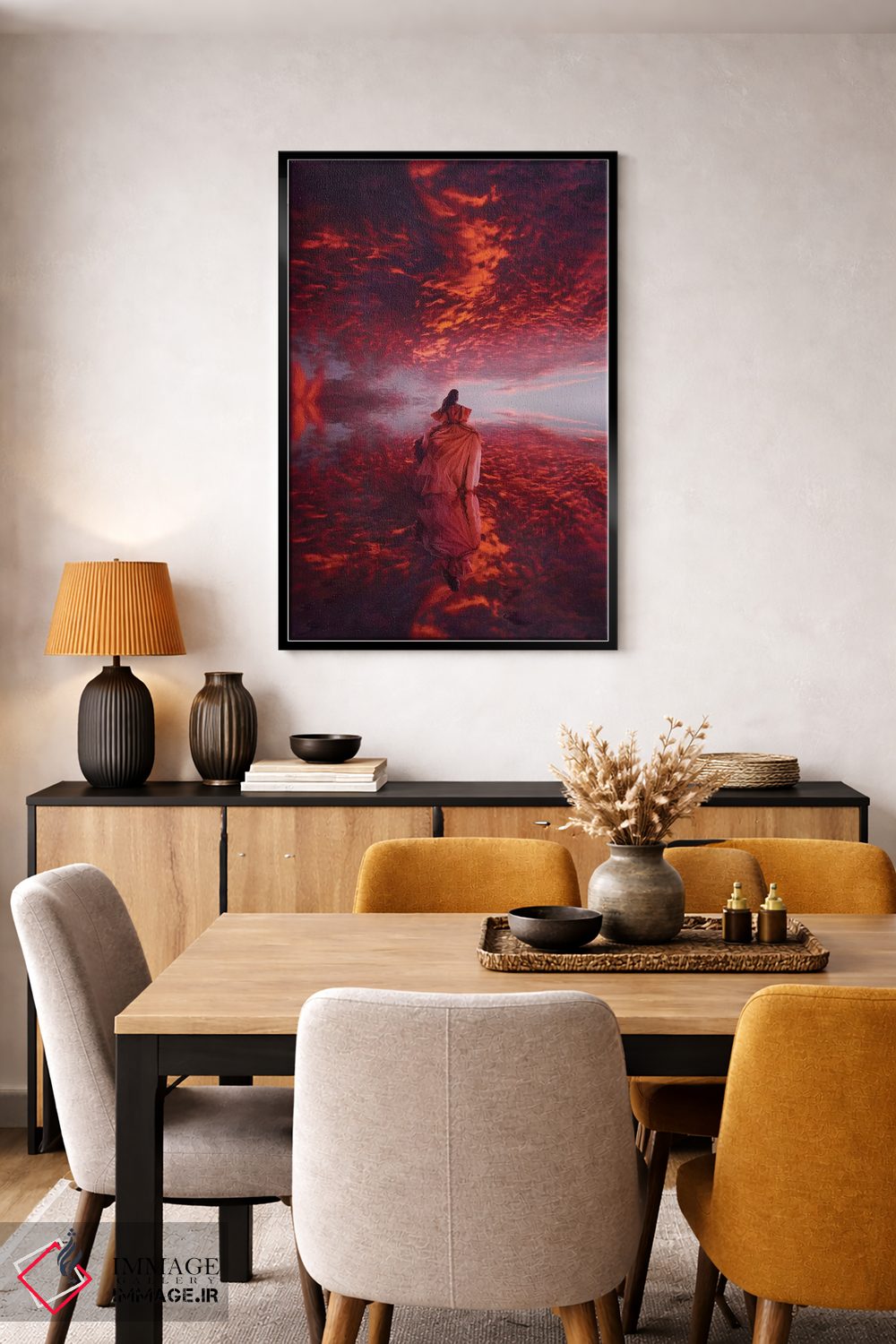 تابلو دکوراتیو "آینه شگفت انگیز" اثر هوبوپیبا - D6B