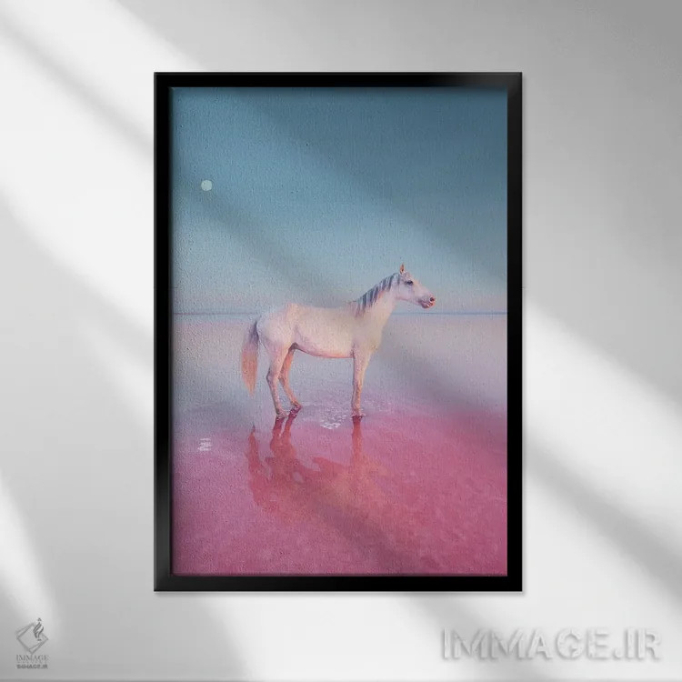 تابلو دکوراتیو "جایی که پری ها زندگی می کنند" اثر هوبوپیبا - نمای قابدار مشکی