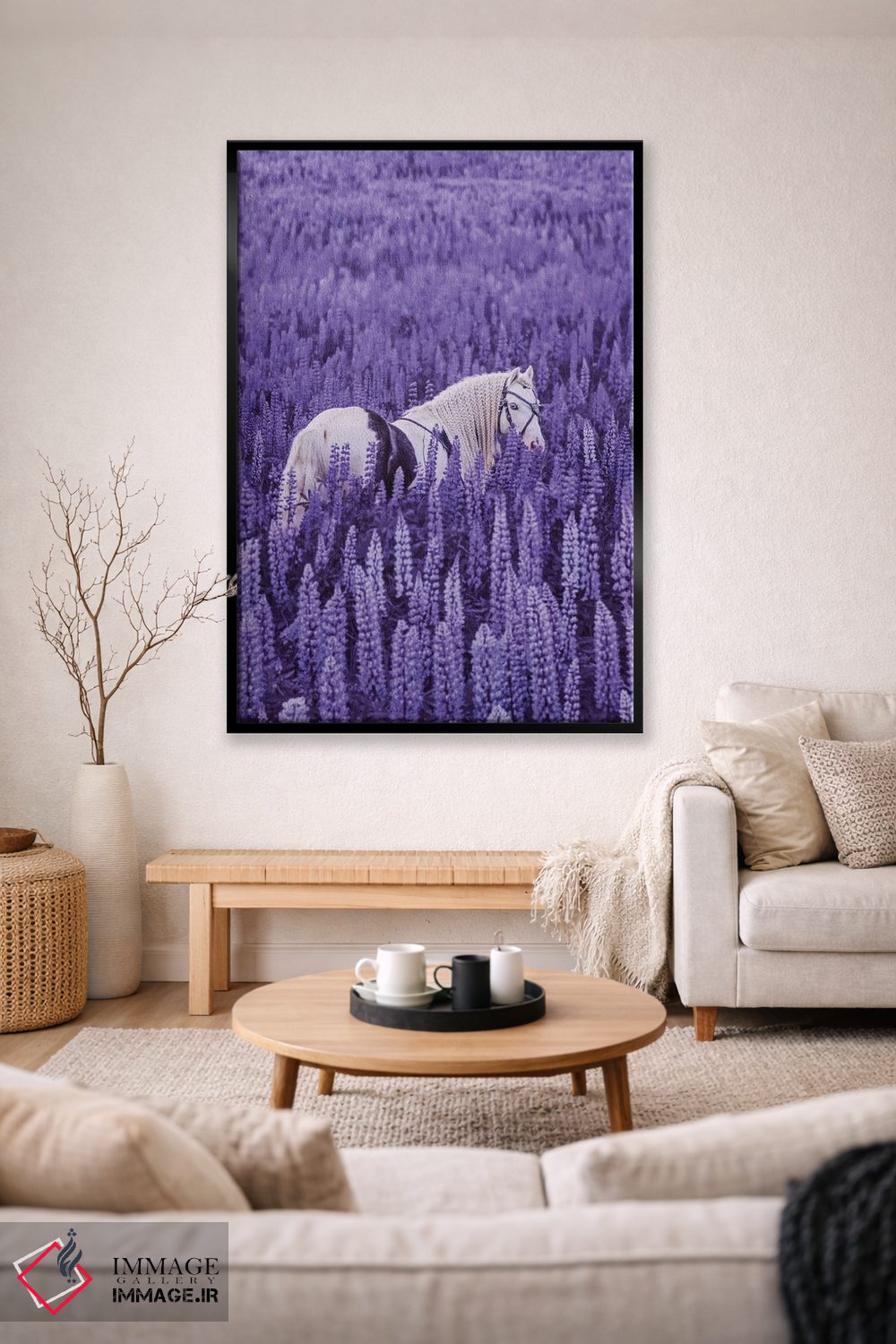 تابلو دکوراتیو "جلسه تک شاخ ها" اثر هوبوپیبا - D2B