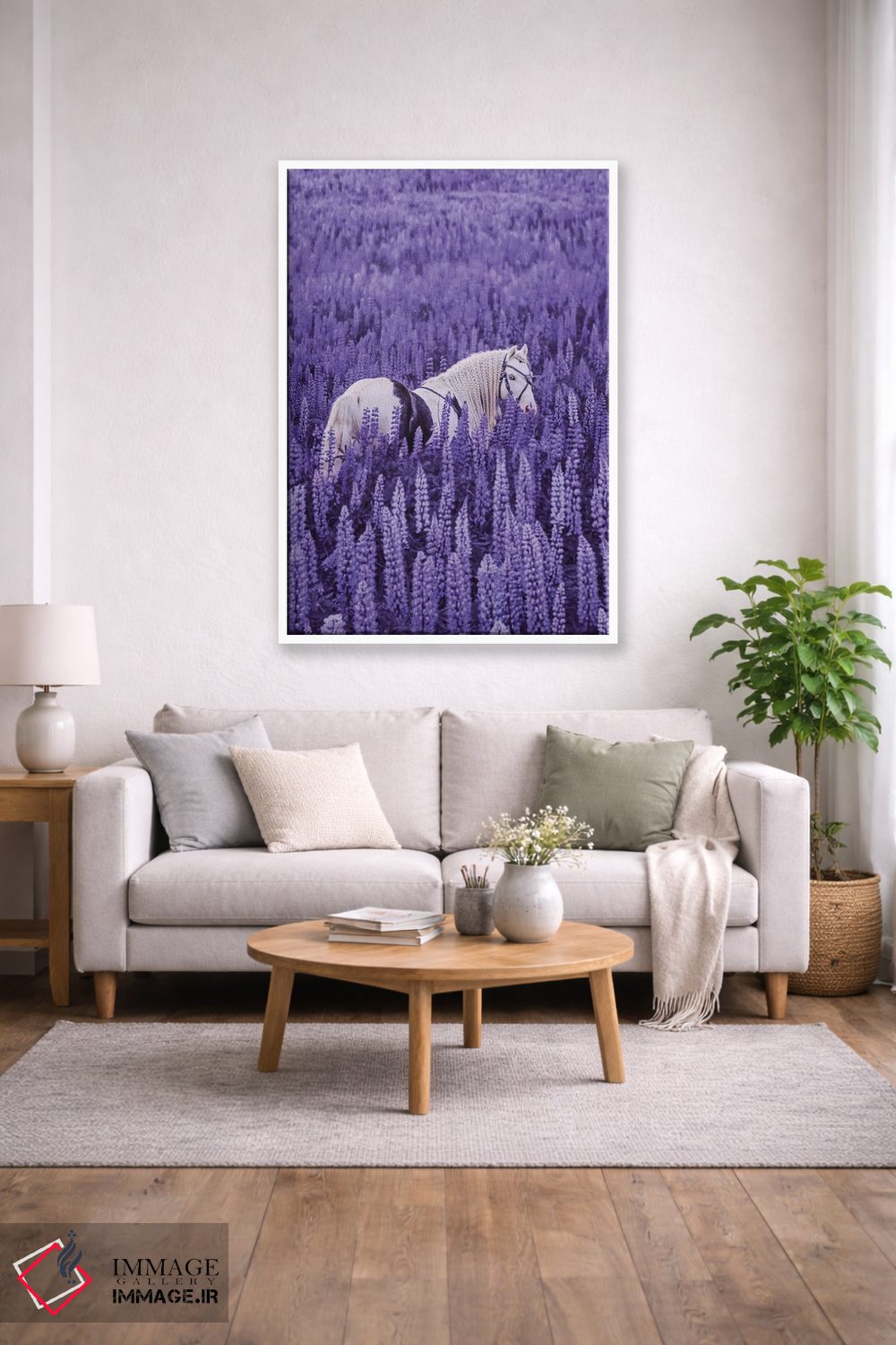 تابلو دکوراتیو "جلسه تک شاخ ها" اثر هوبوپیبا - D1W