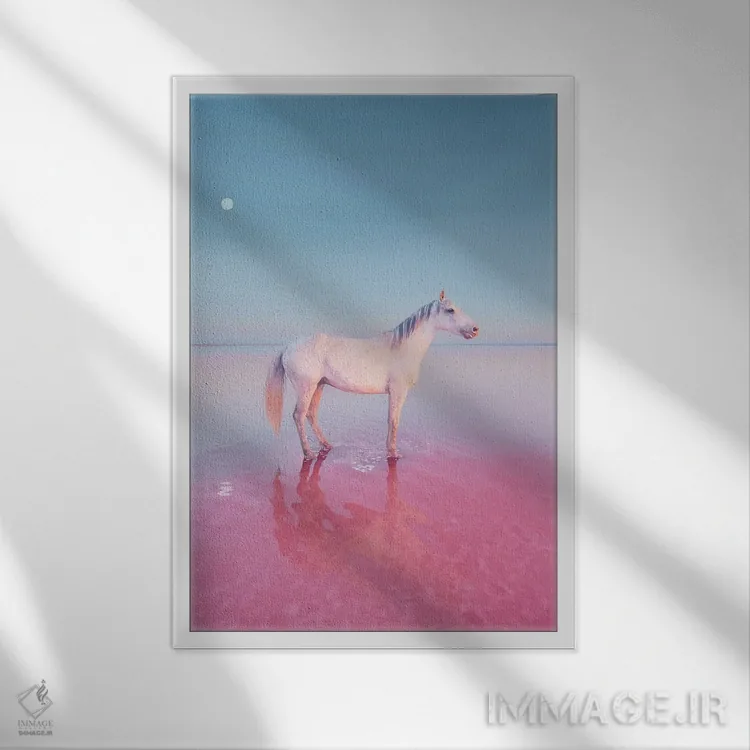 تابلو دکوراتیو "جایی که پری ها زندگی می کنند" اثر هوبوپیبا - نمای قابدار سفید