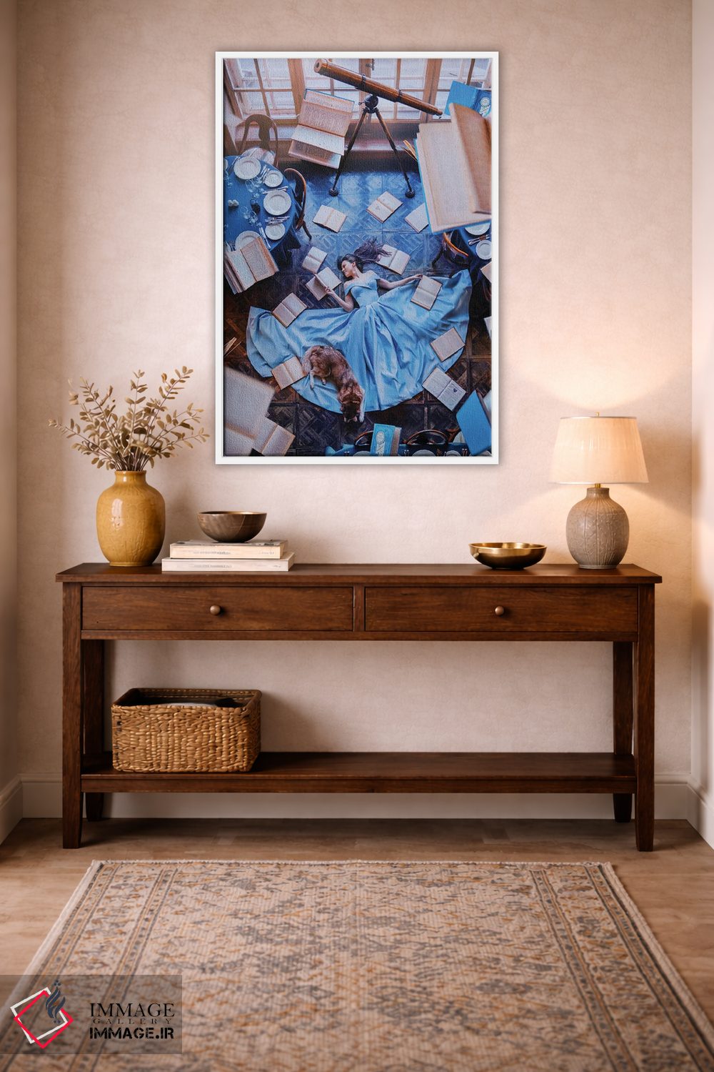 تابلو دکوراتیو "پری های کتاب" اثر هوبوپیبا - D1W