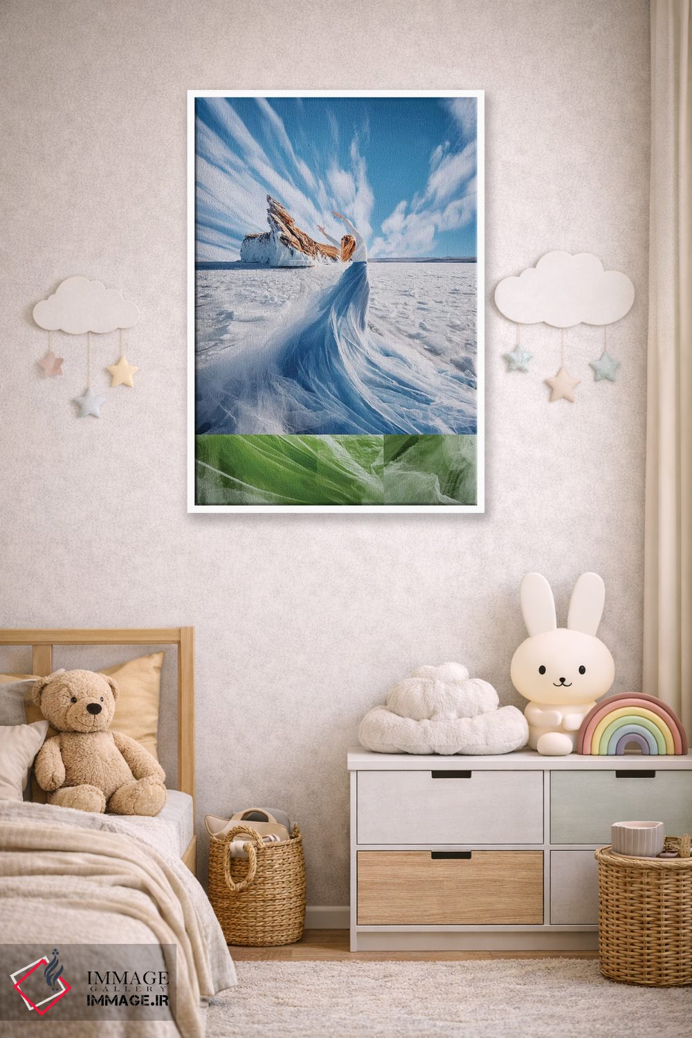 تابلو دکوراتیو "کمر افق" اثر هوبوپیبا - D2W