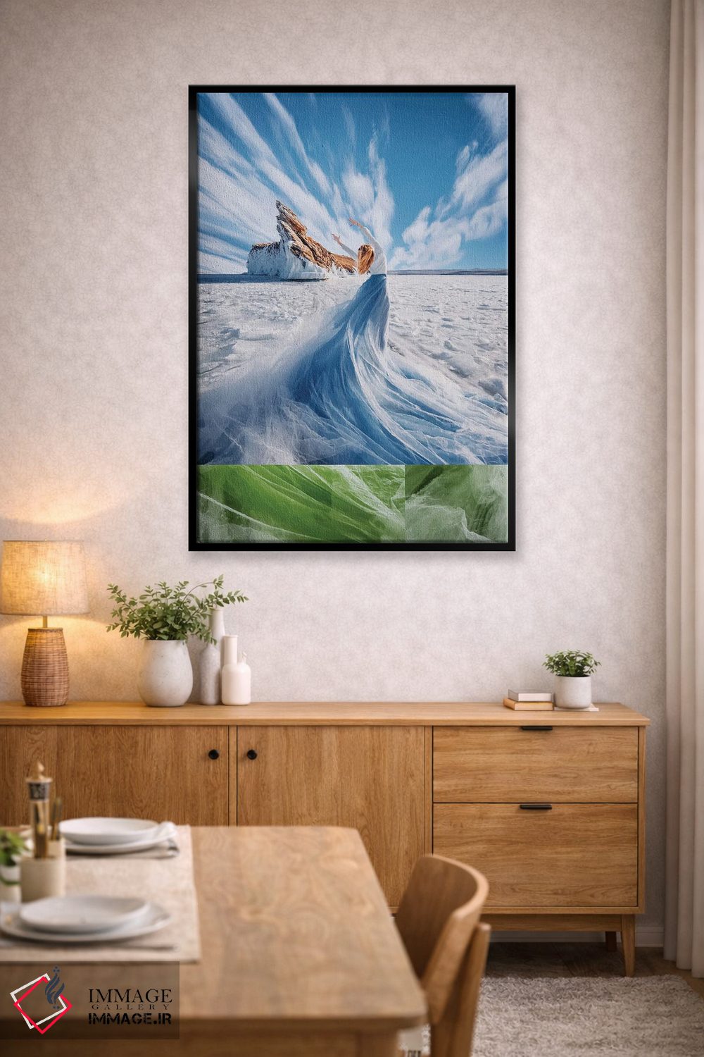 تابلو دکوراتیو "کمر افق" اثر هوبوپیبا - D5B