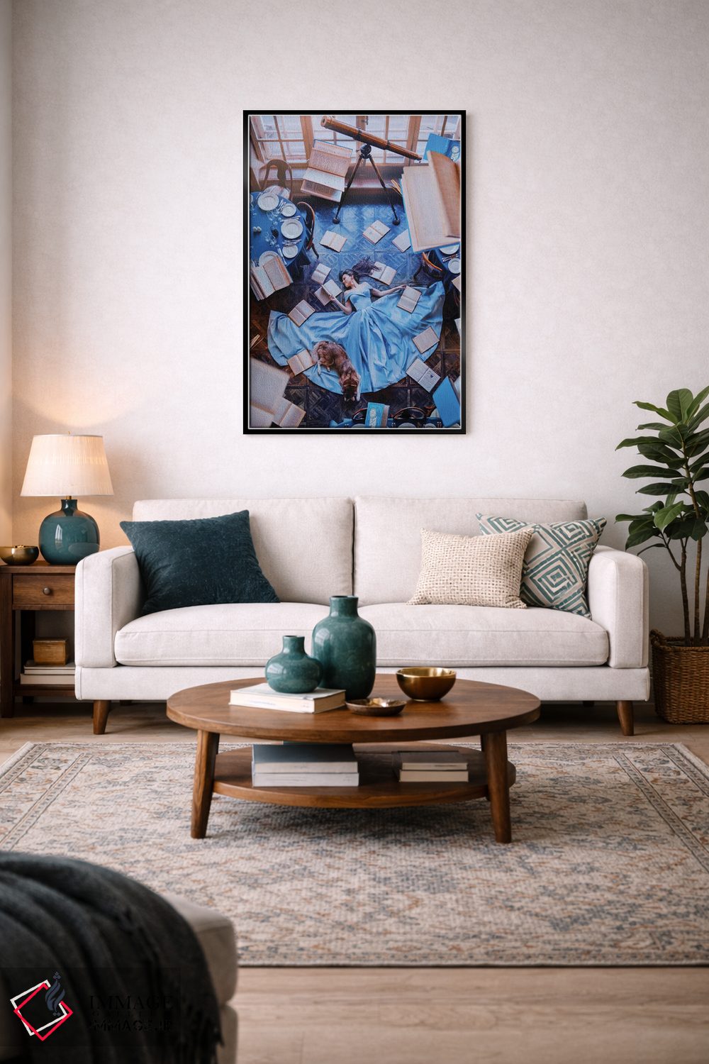 تابلو دکوراتیو "پری های کتاب" اثر هوبوپیبا - D5B