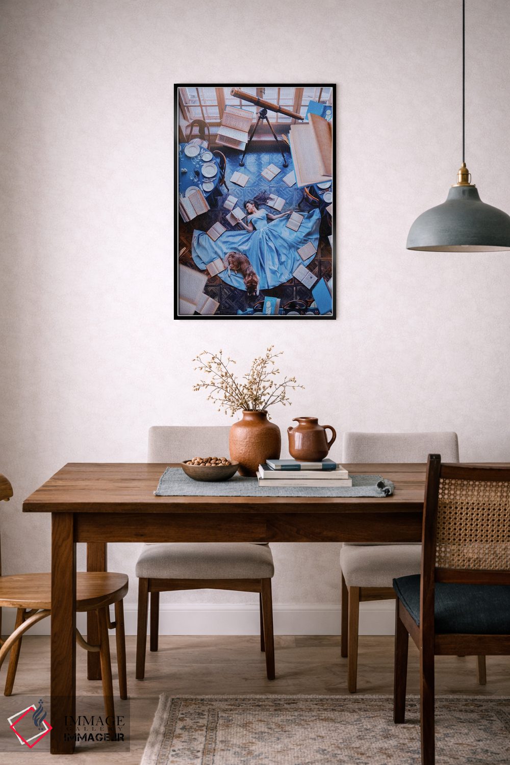 تابلو دکوراتیو "پری های کتاب" اثر هوبوپیبا - D6B