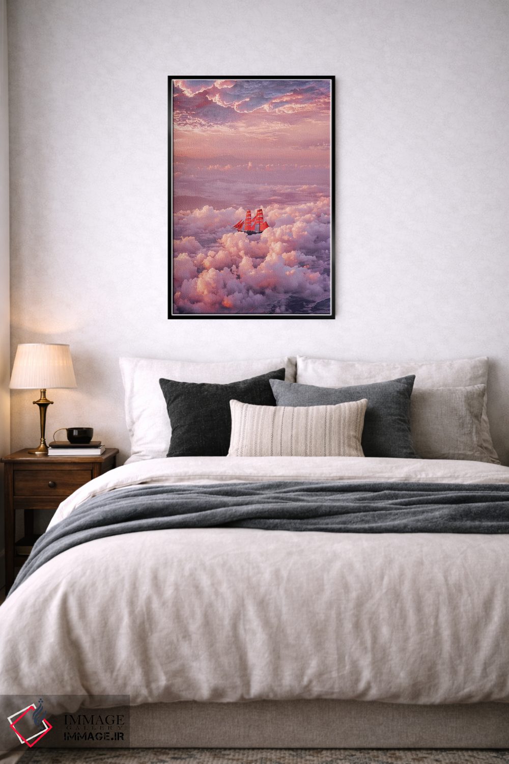 تابلو دکوراتیو "بادبان ابر" اثر هوبوپیبا - D6B