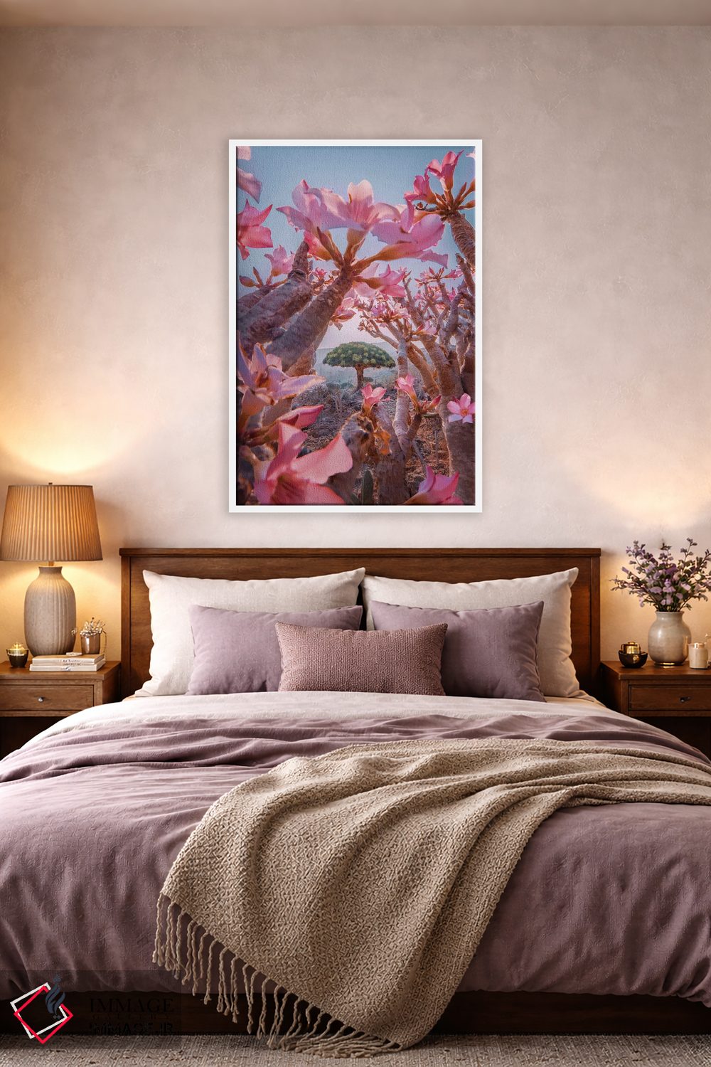 تابلو دکوراتیو "فصل شکوفه دادن در سقطرا" اثر هوبوپیبا - D1W