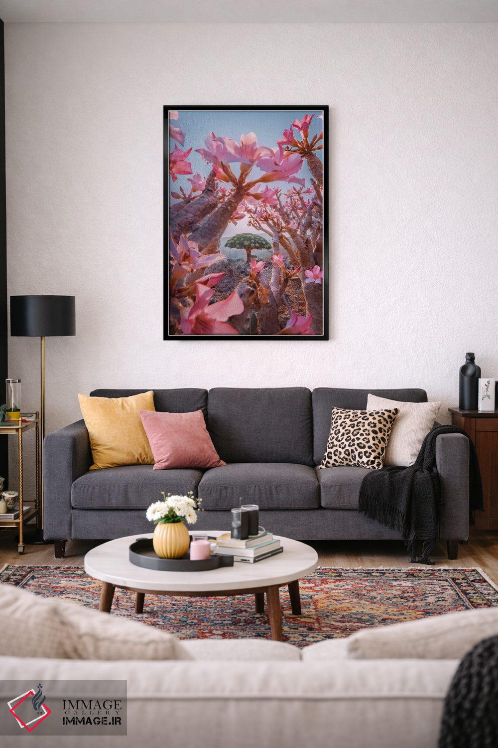تابلو دکوراتیو "فصل شکوفه دادن در سقطرا" اثر هوبوپیبا - D4B