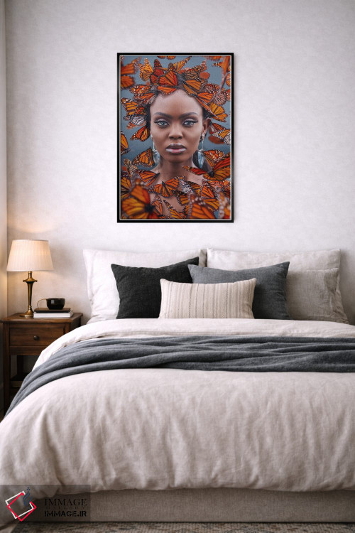 تابلو دکوراتیو "بهشت پروانه ها در مکزیک" اثر هوبوپیبا - D6B