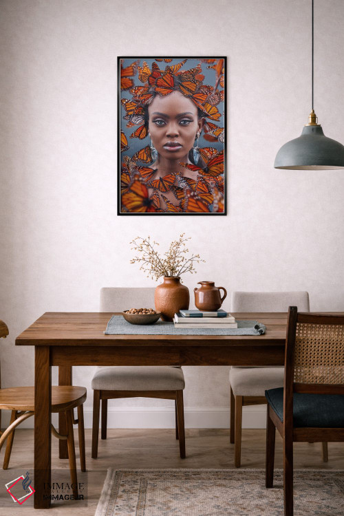 تابلو دکوراتیو "بهشت پروانه ها در مکزیک" اثر هوبوپیبا - D5B