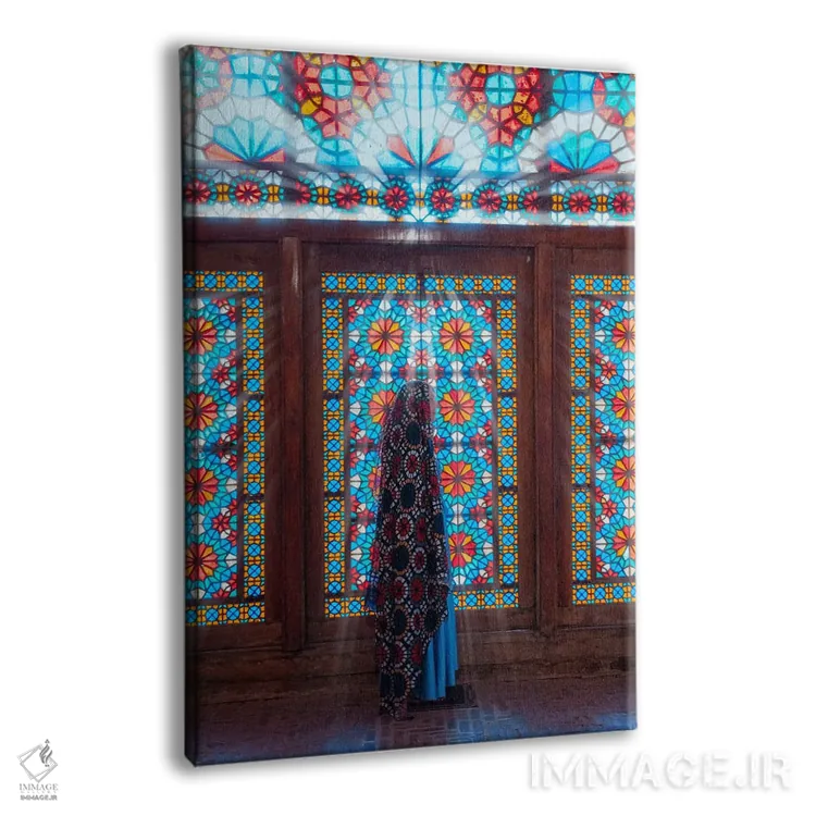 تابلو دکوراتیو "کاخ یزد" اثر هوبوپیبا - نمای پرسپکتیو محصول