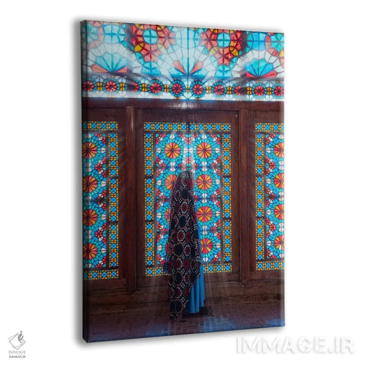 تابلو دکوراتیو "کاخ یزد" اثر هوبوپیبا - نمای پرسپکتیو محصول