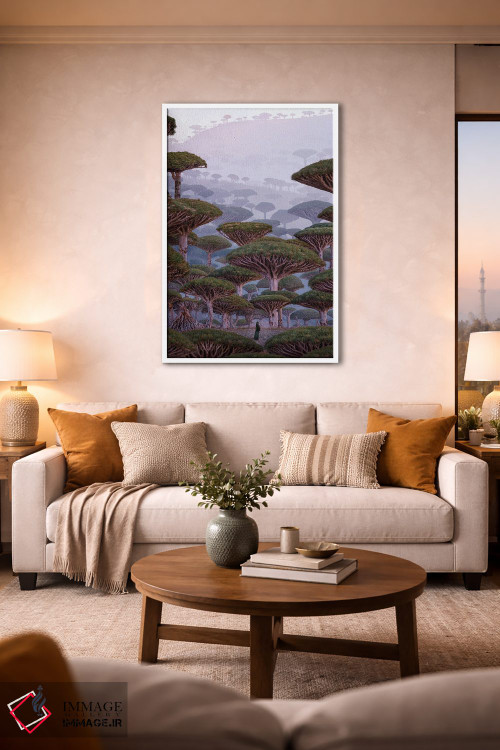 تابلو دکوراتیو "سرزمین اژدها" اثر هوبوپیبا - D1W