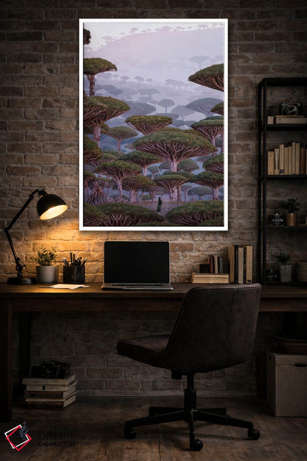 تابلو دکوراتیو "سرزمین اژدها" اثر هوبوپیبا - D4W