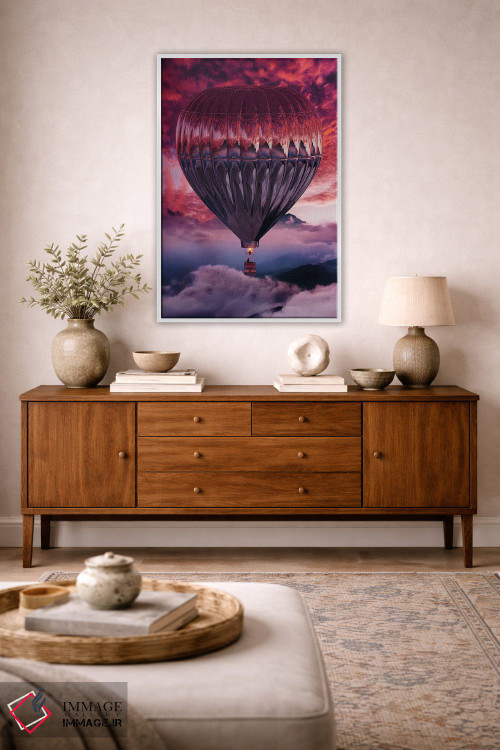 تابلو دکوراتیو "پرواز غروب آینه ای" اثر هوبوپیبا - D3W