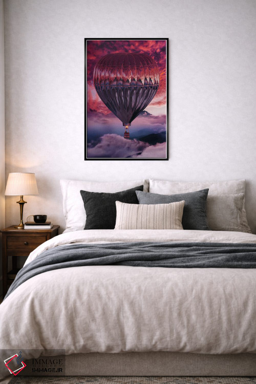 تابلو دکوراتیو "پرواز غروب آینه ای" اثر هوبوپیبا - D6B