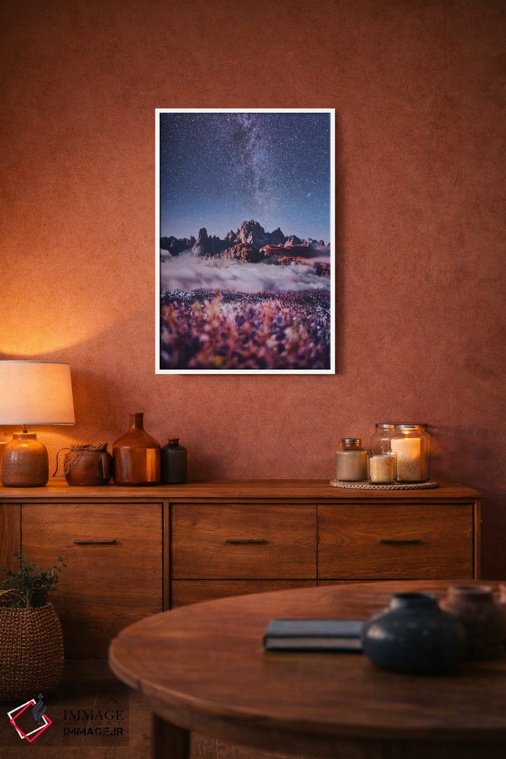 تابلو دکوراتیو "جادوی دولومیت ها" اثر هوبوپیبا - D2W