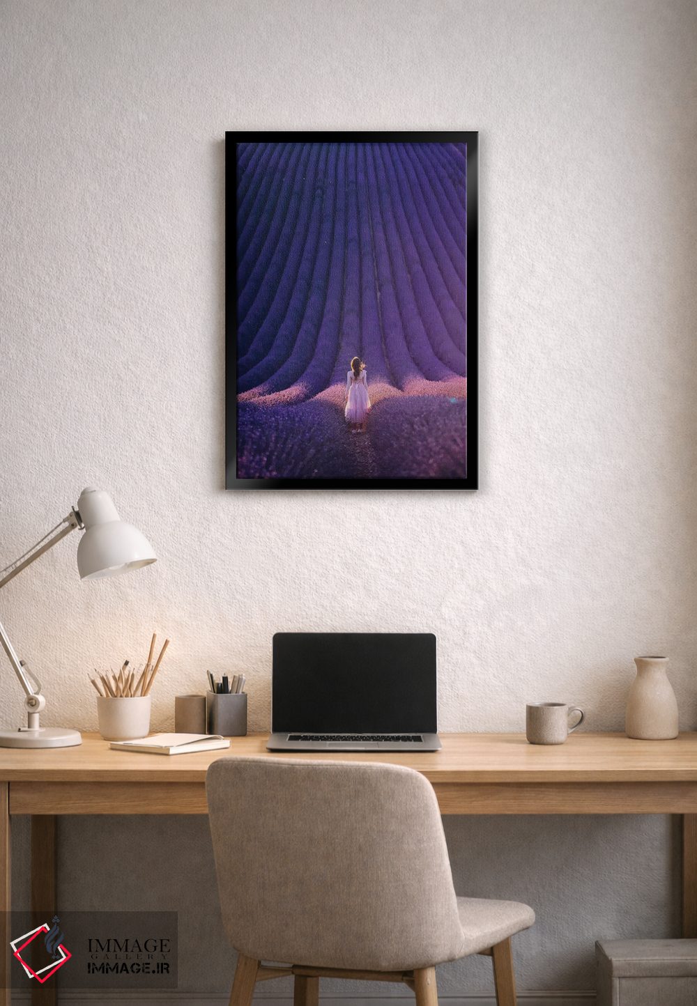 تابلو دکوراتیو "شروع اسطوخودوس" اثر هوبوپیبا - D2B