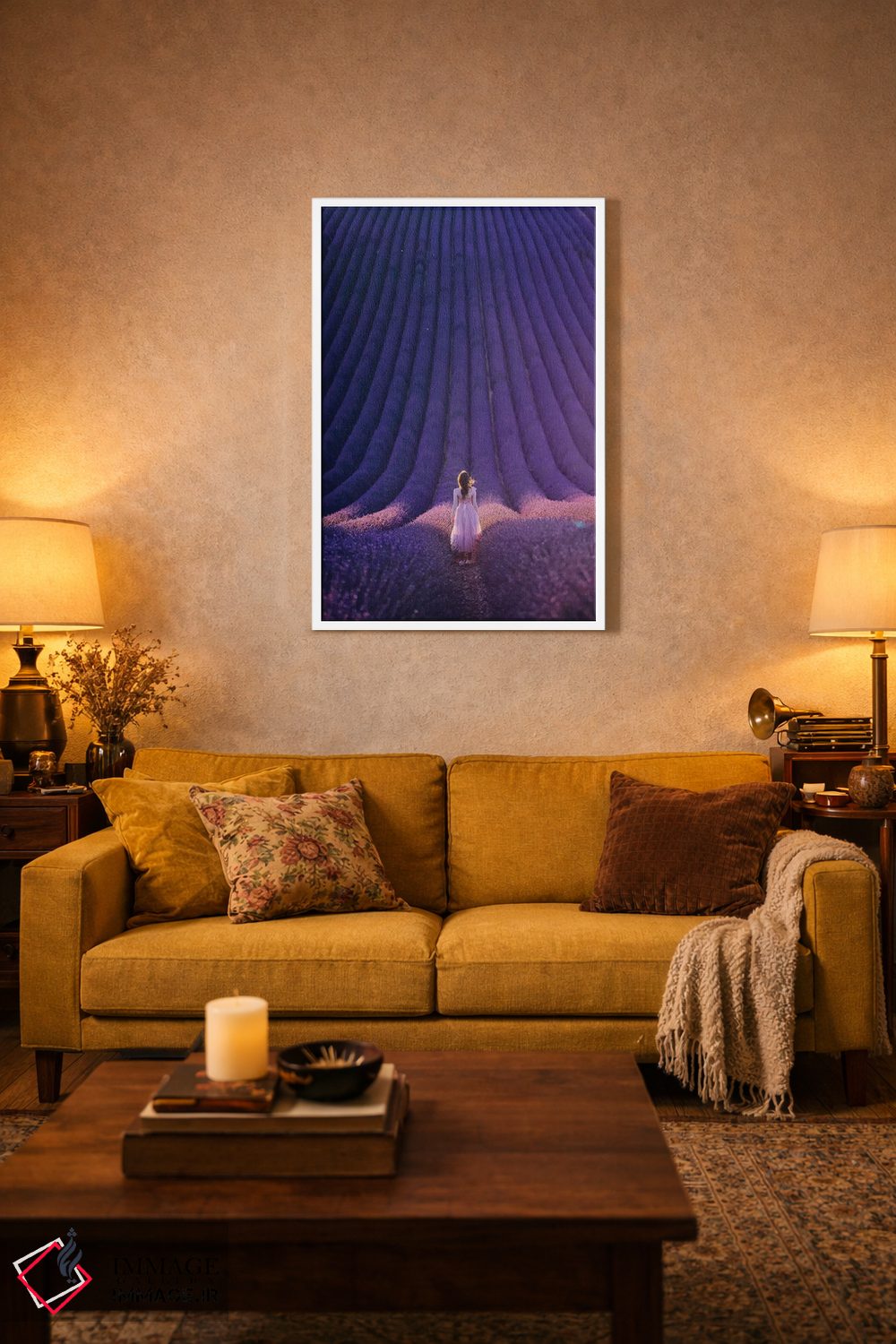 تابلو دکوراتیو "شروع اسطوخودوس" اثر هوبوپیبا - D3W