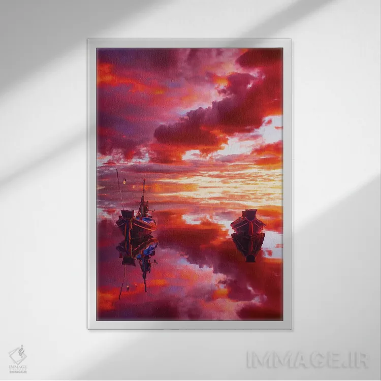 تابلو دکوراتیو "اگر امروز نساختیم، چه کسی فردا الهام می بخشد" اثر هوبوپیبا - نمای قابدار سفید