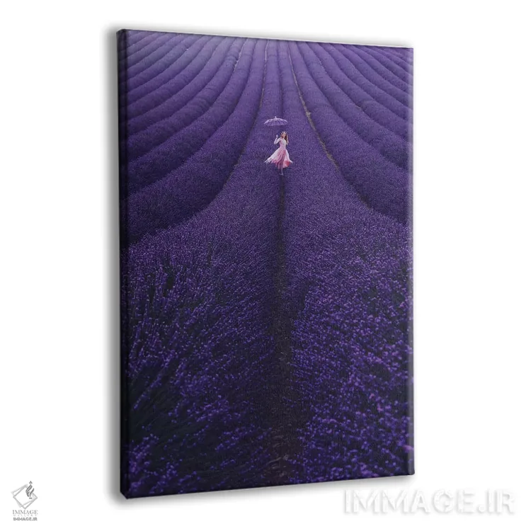 تابلو دکوراتیو "اسطوخودوس فرانسه" اثر هوبوپیبا - نمای پرسپکتیو محصول