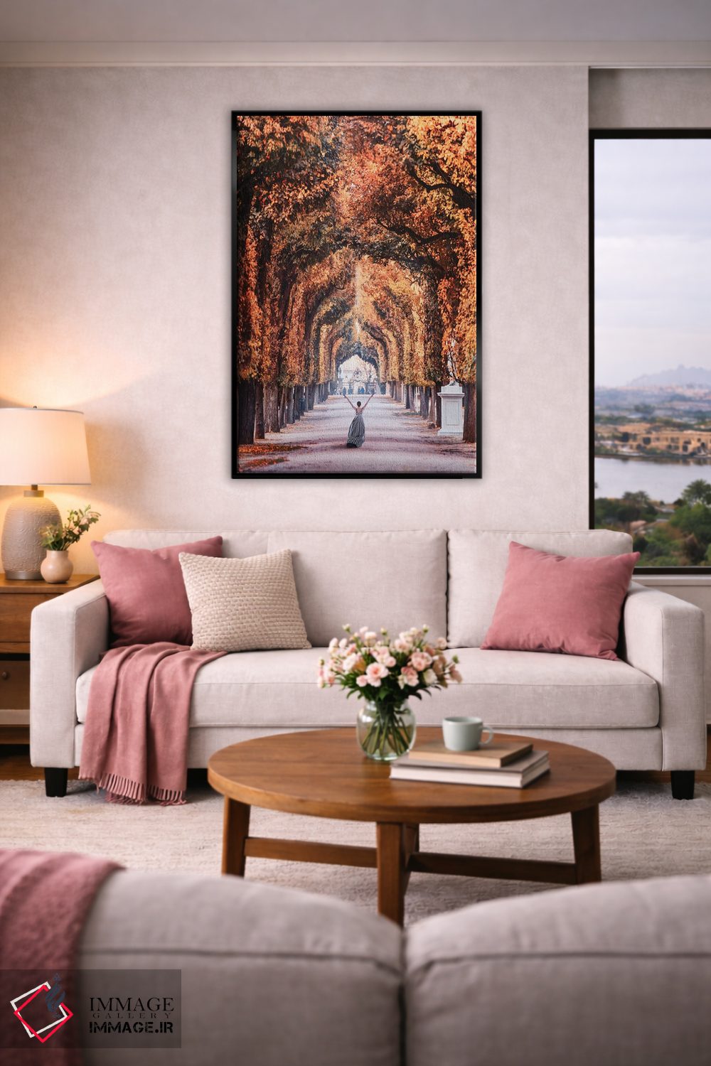 تابلو دکوراتیو "پاییز در وین" اثر هوبوپیبا - D5B